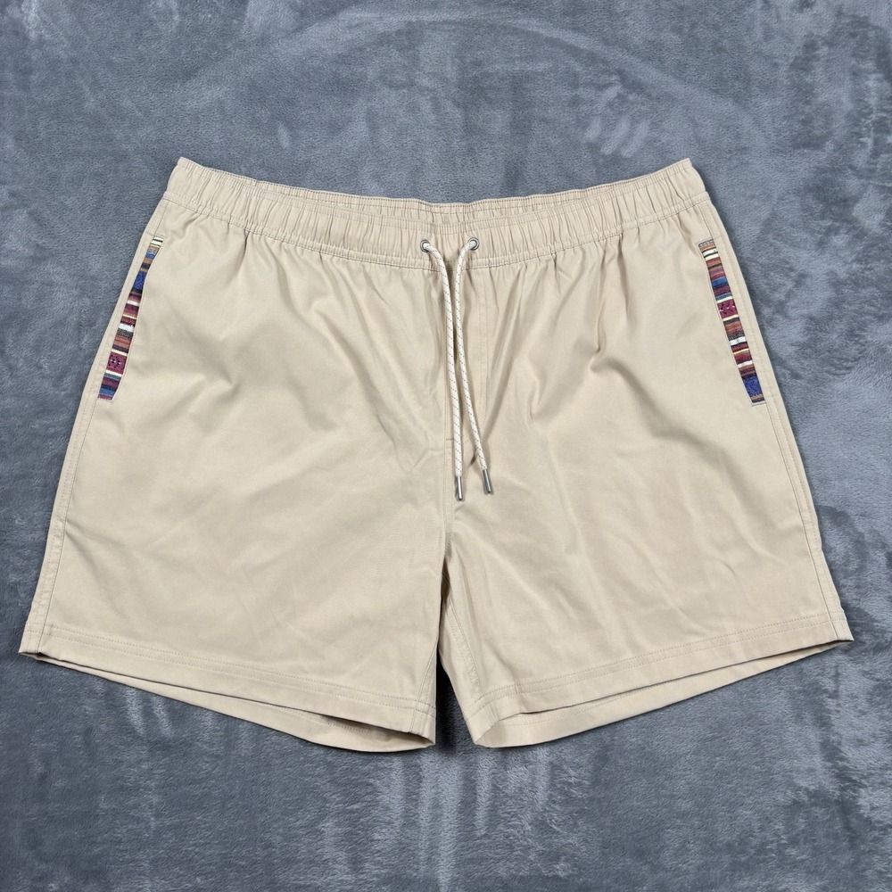 Wowie Sapien 2.0 Shorts 5" Inseam Aztec Beige Travel Outdoors Summer Men XL